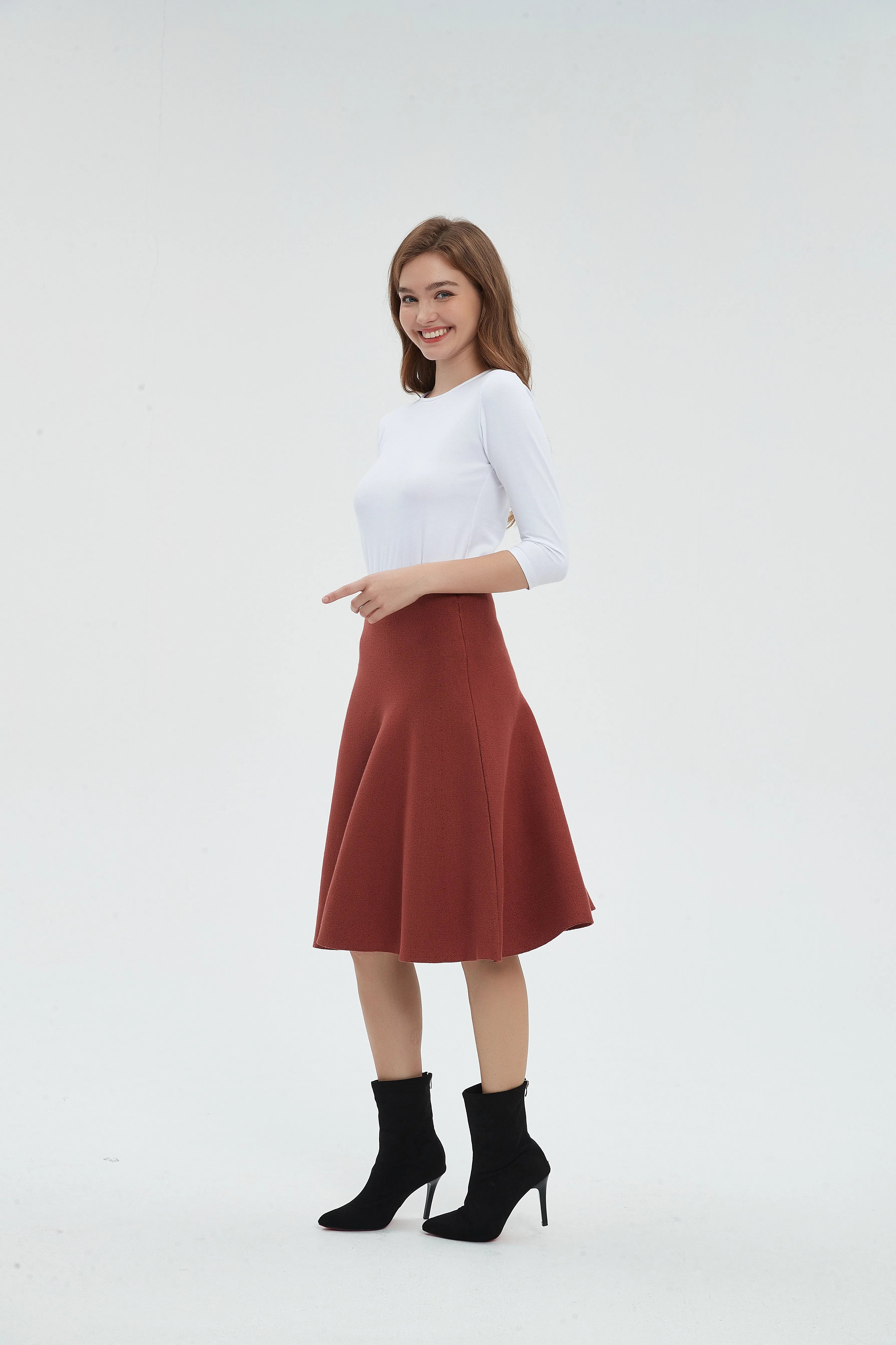 AMAZING  MM SKIRT - RUST