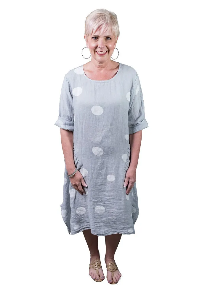 April Spotted Pocket Dress (DSS165)