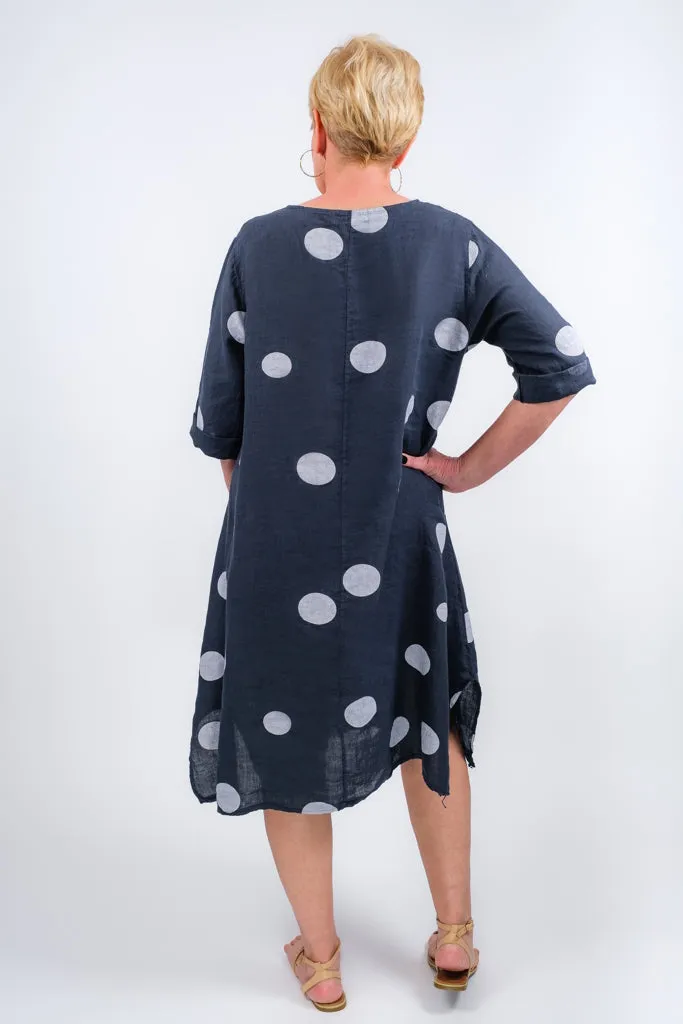 April Spotted Pocket Dress (DSS165)
