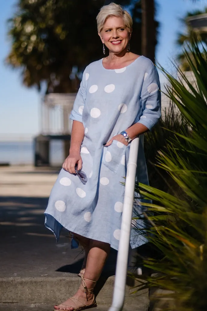 April Spotted Pocket Dress (DSS165)