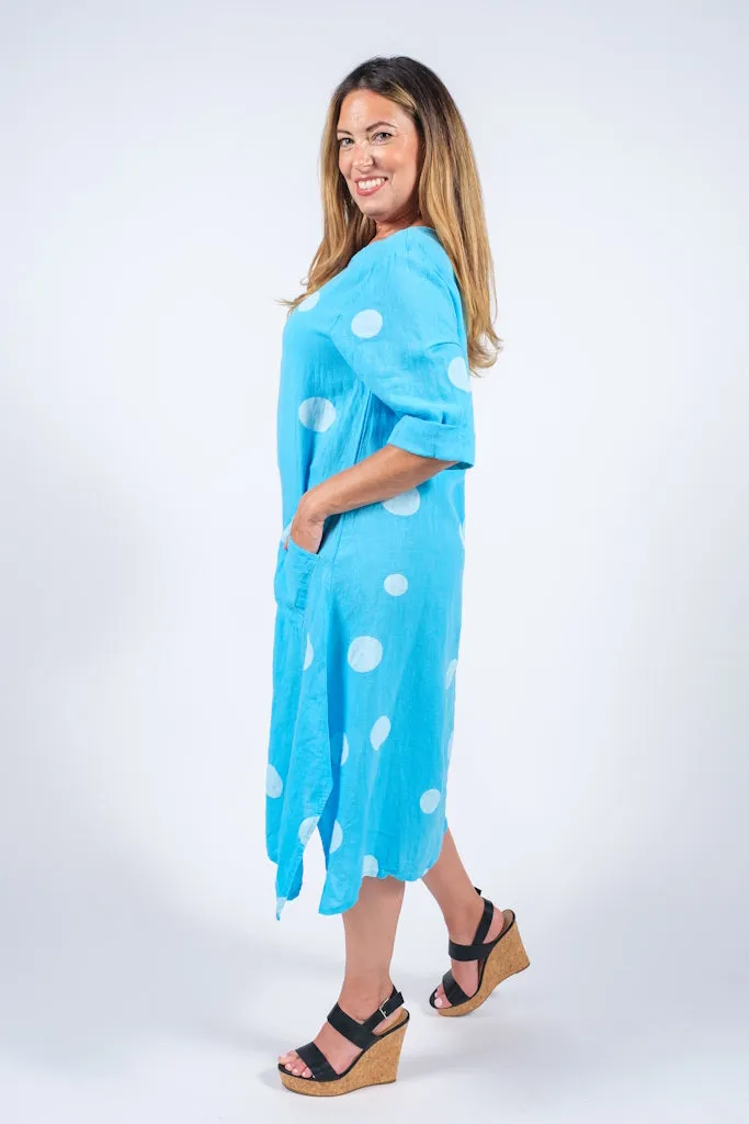 April Spotted Pocket Dress (DSS165)