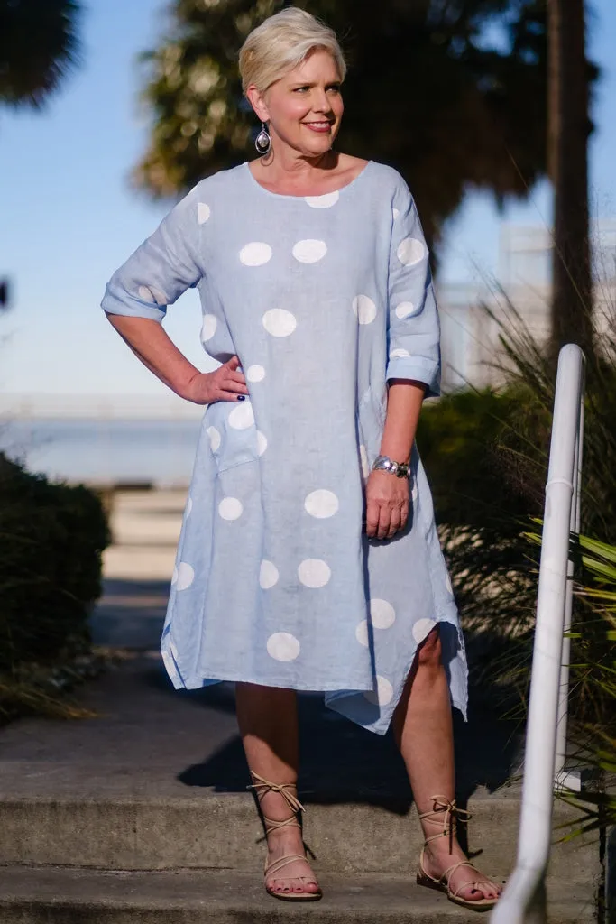 April Spotted Pocket Dress (DSS165)