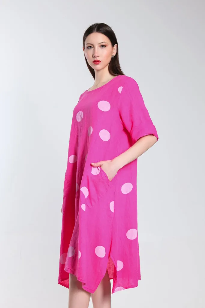 April Spotted Pocket Dress (DSS165)