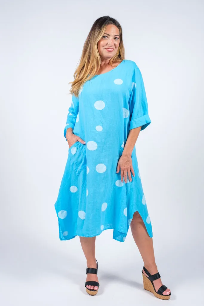 April Spotted Pocket Dress (DSS165)
