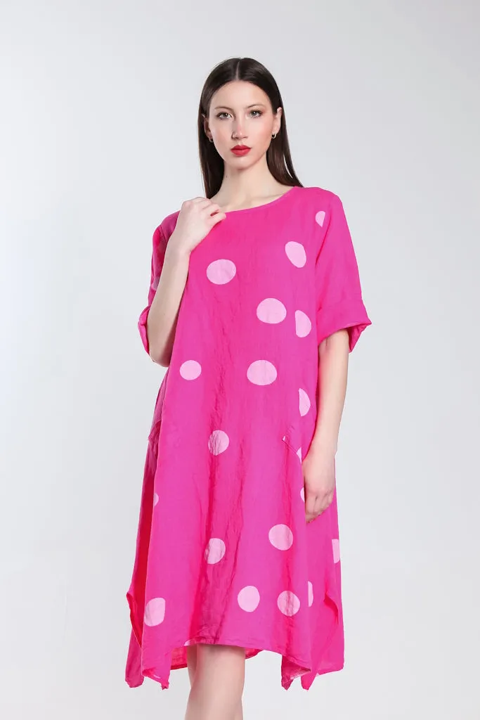 April Spotted Pocket Dress (DSS165)