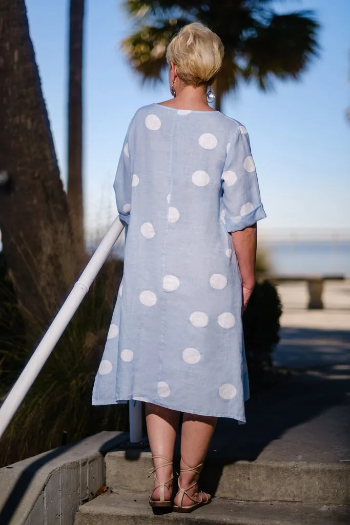 April Spotted Pocket Dress (DSS165)
