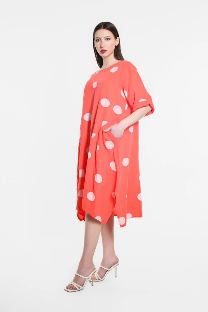 April Spotted Pocket Dress (DSS165)