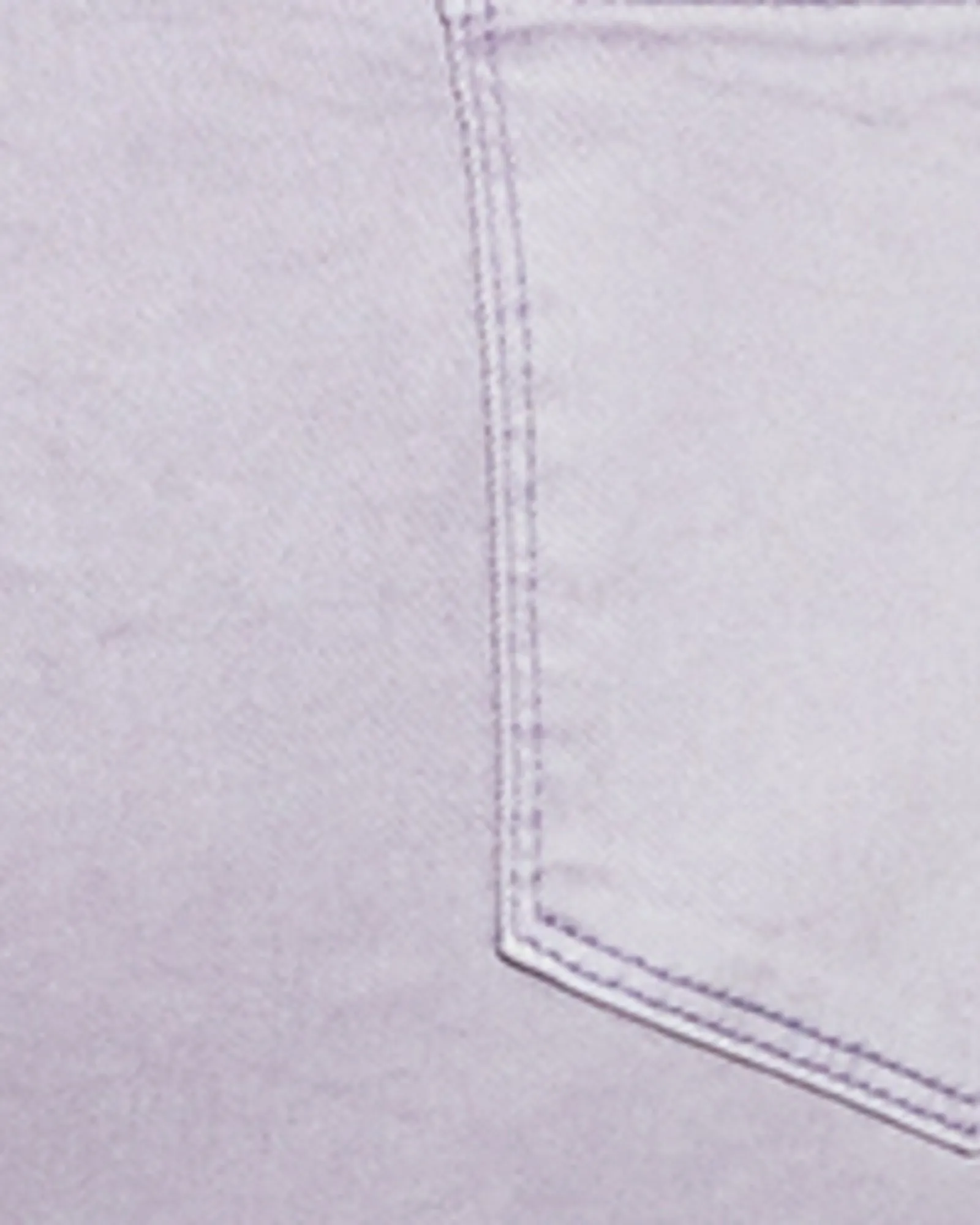Arabella Embroidered Cropped Denim | Lilac