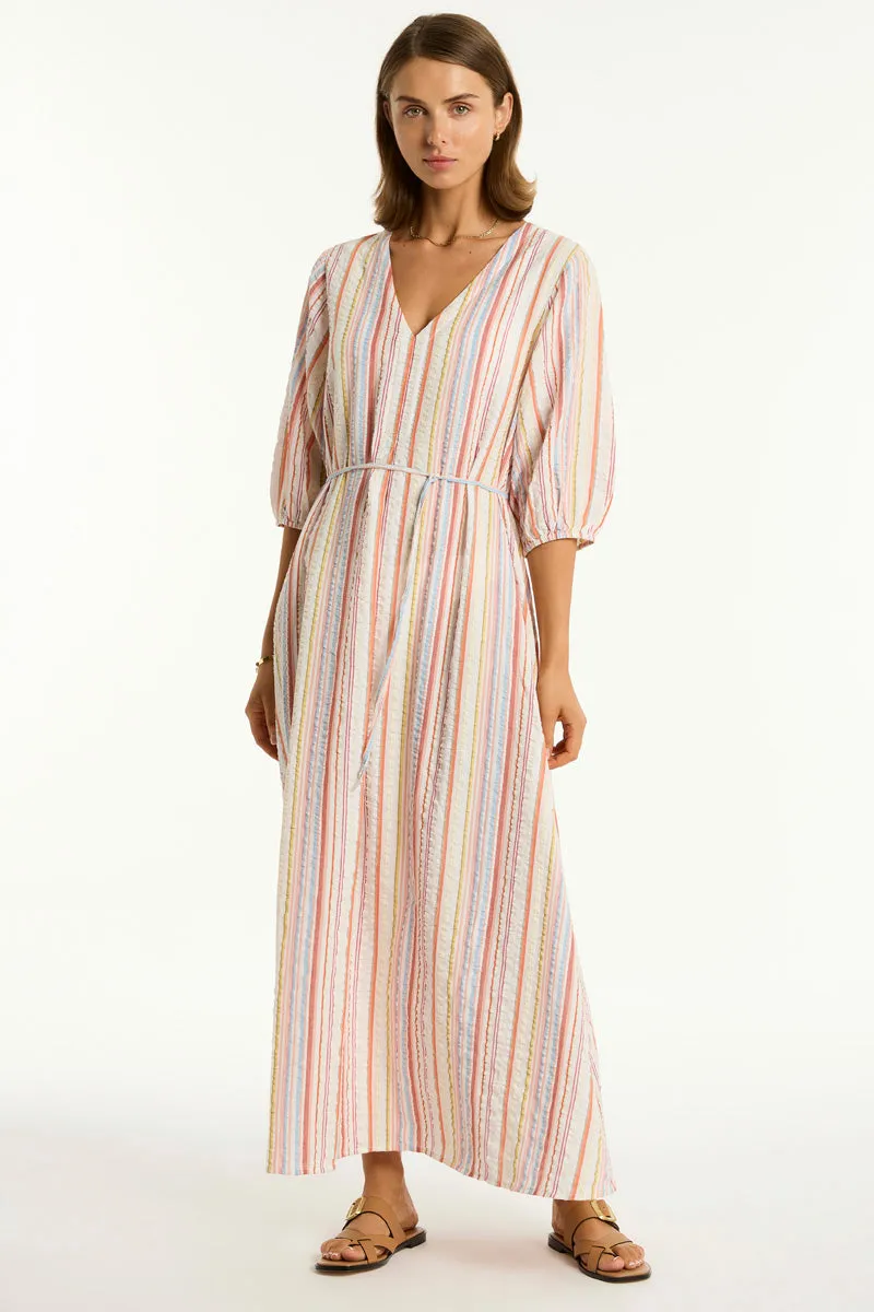Boho Stripe Long Dress