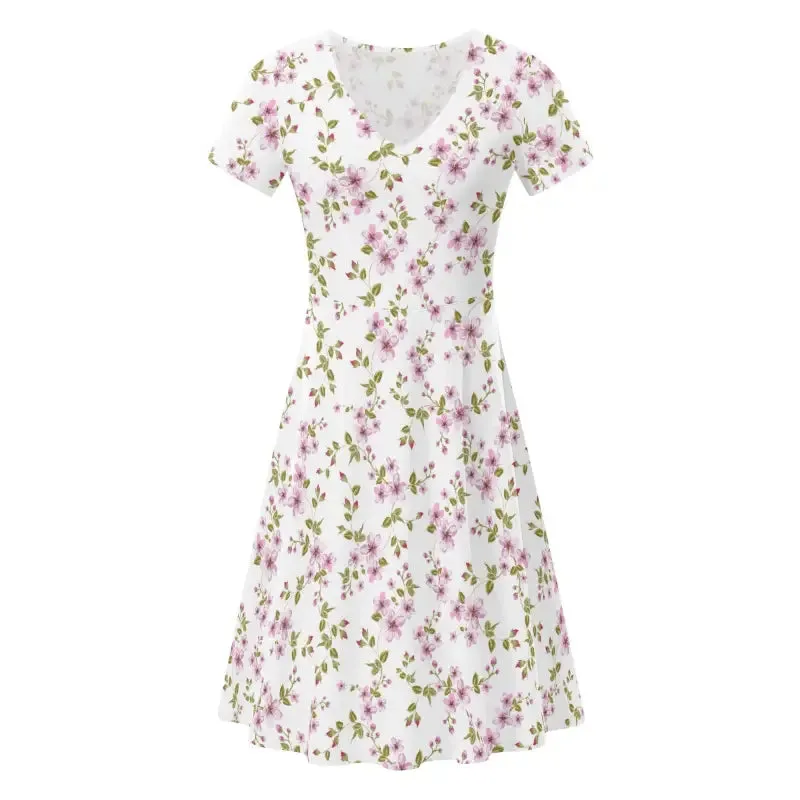Butterfly Charmer Purple Floral Dress for Garden Party Glam