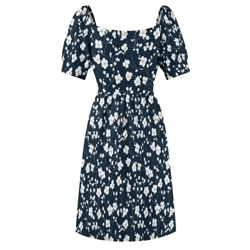 Dance Like a Flower in Our Enchanting Floral Sweetheart Dress