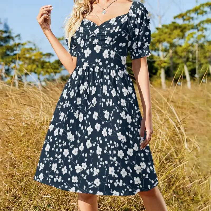 Dance Like a Flower in Our Enchanting Floral Sweetheart Dress