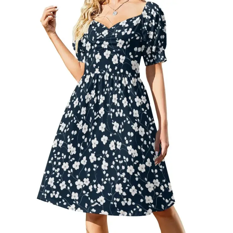 Dance Like a Flower in Our Enchanting Floral Sweetheart Dress