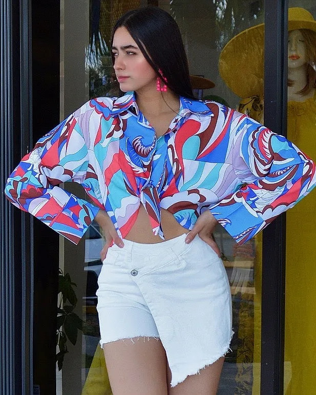 Fashion Talk Aloud High Waist Denim Shorts