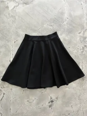 Harper Skater Skirt in Black by Retrolicious