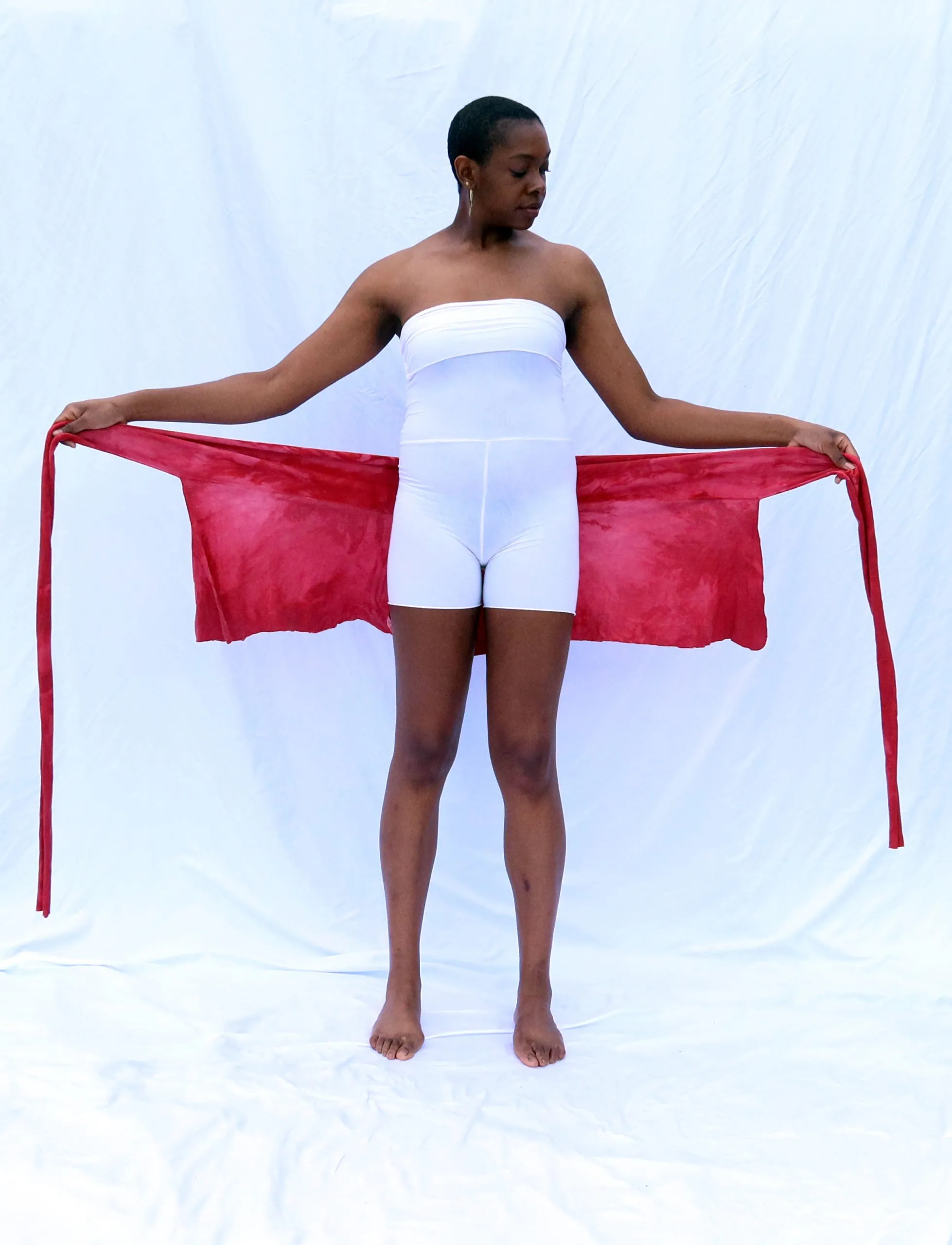 High Belt Wrap Simplicity Mini Skirt