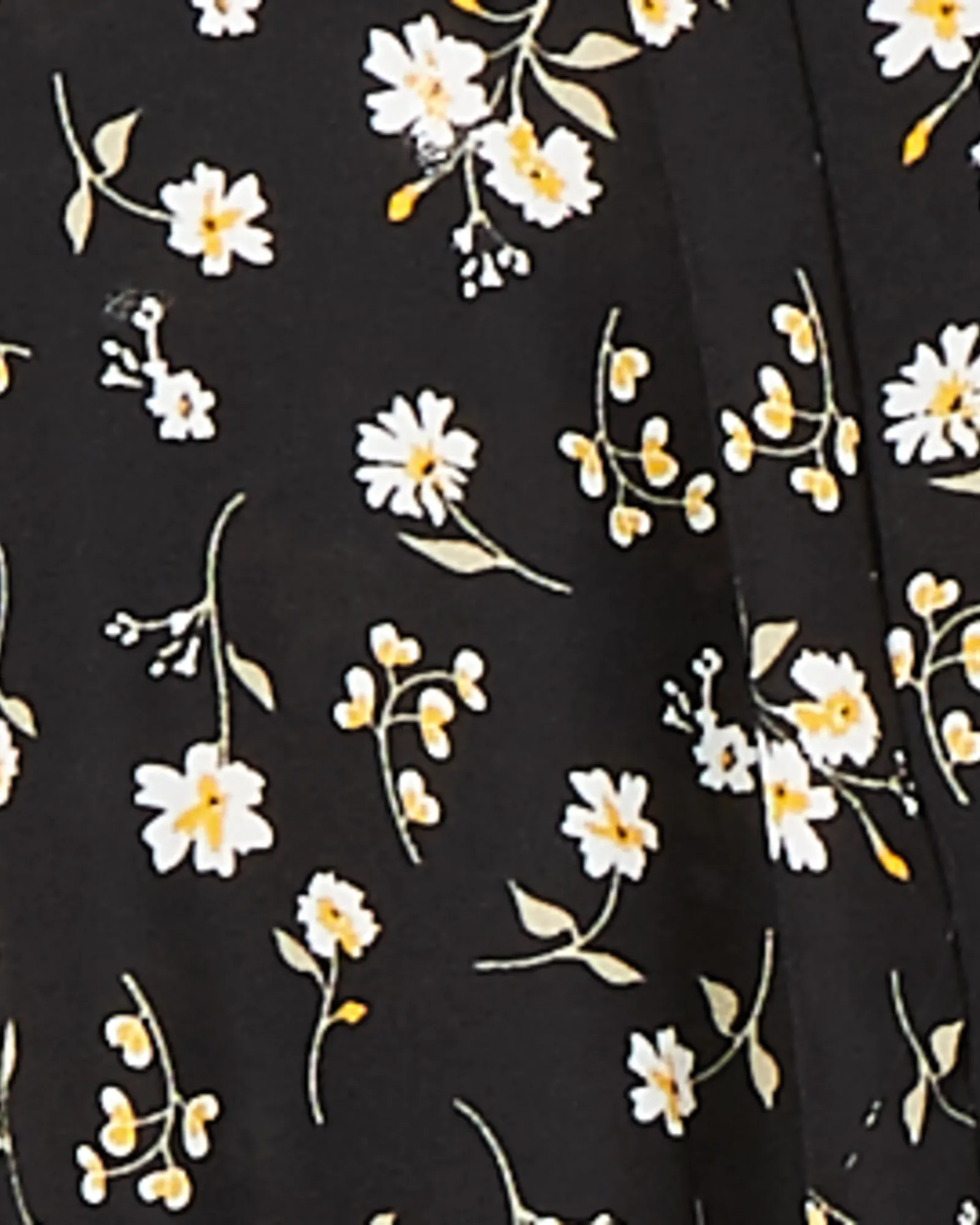 Jena Tie Front Kimono | Black / White