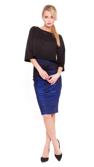 Jewel High-Waisted Pencil Skirt