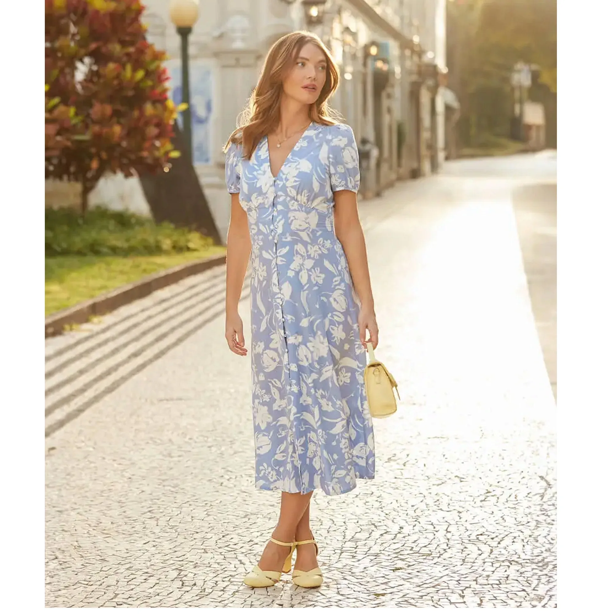 Joe Browns 18 Blue Elise Tea Dress