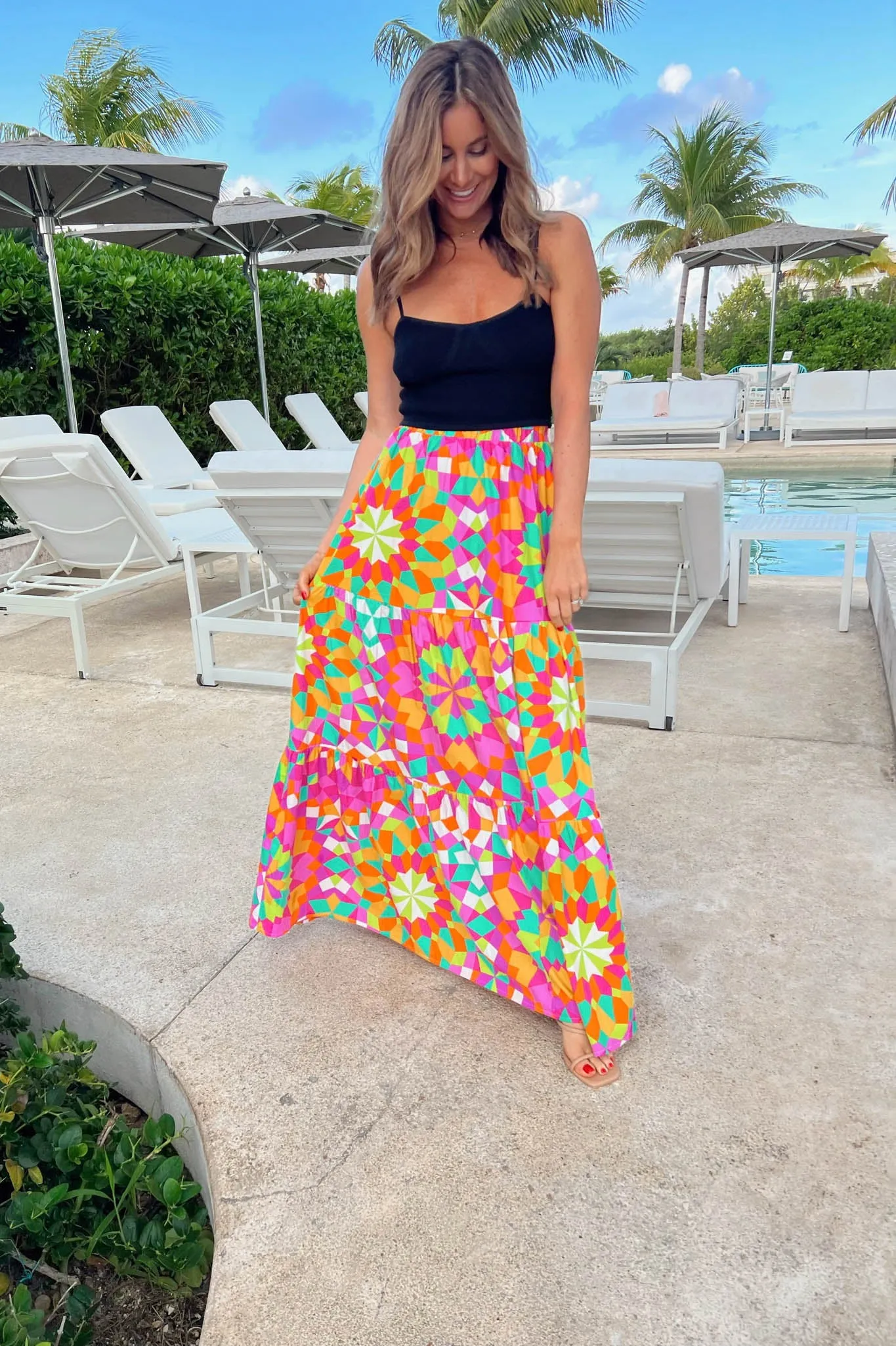 Kaleidoscope Maxi Skirt