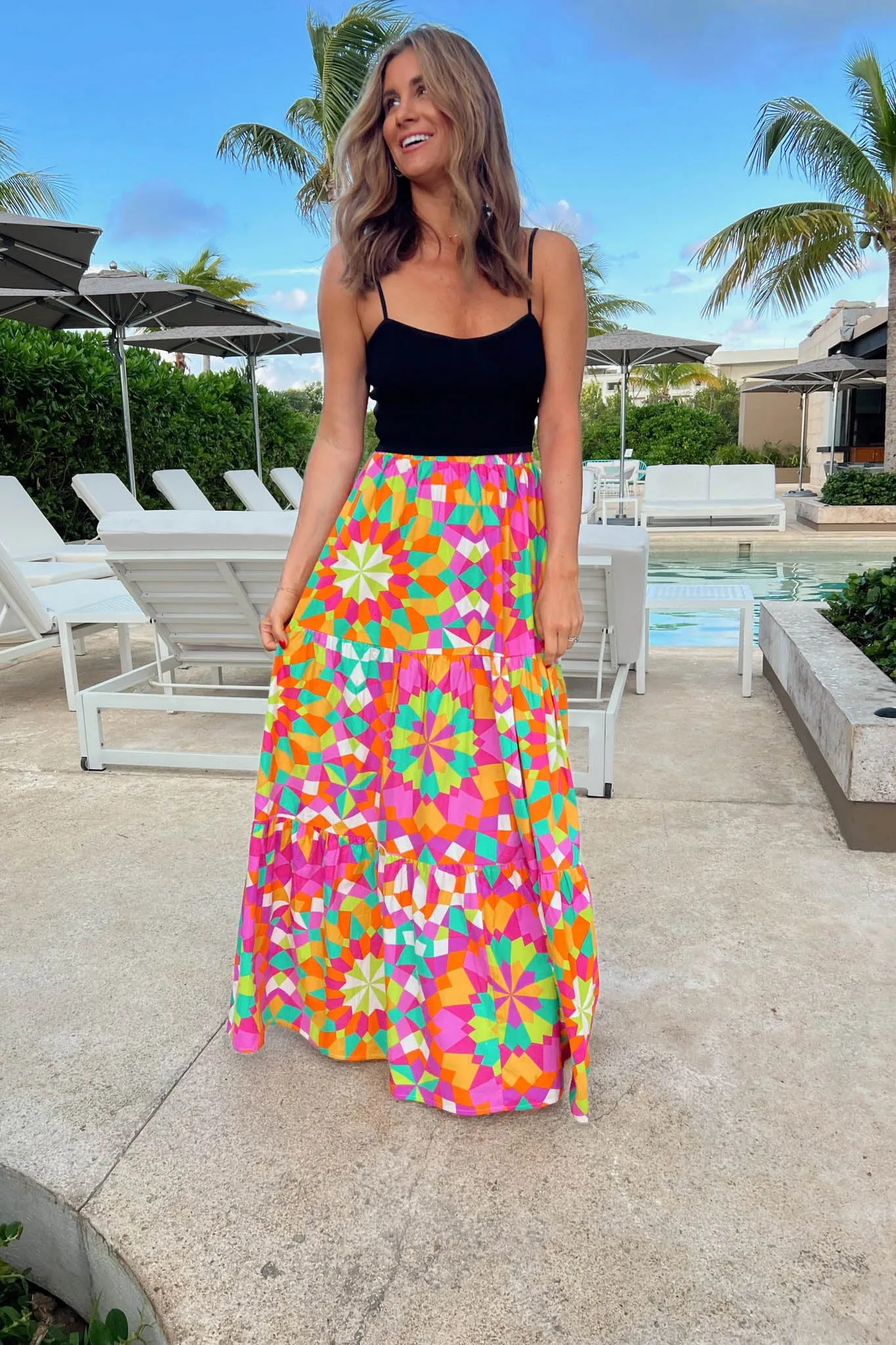 Kaleidoscope Maxi Skirt