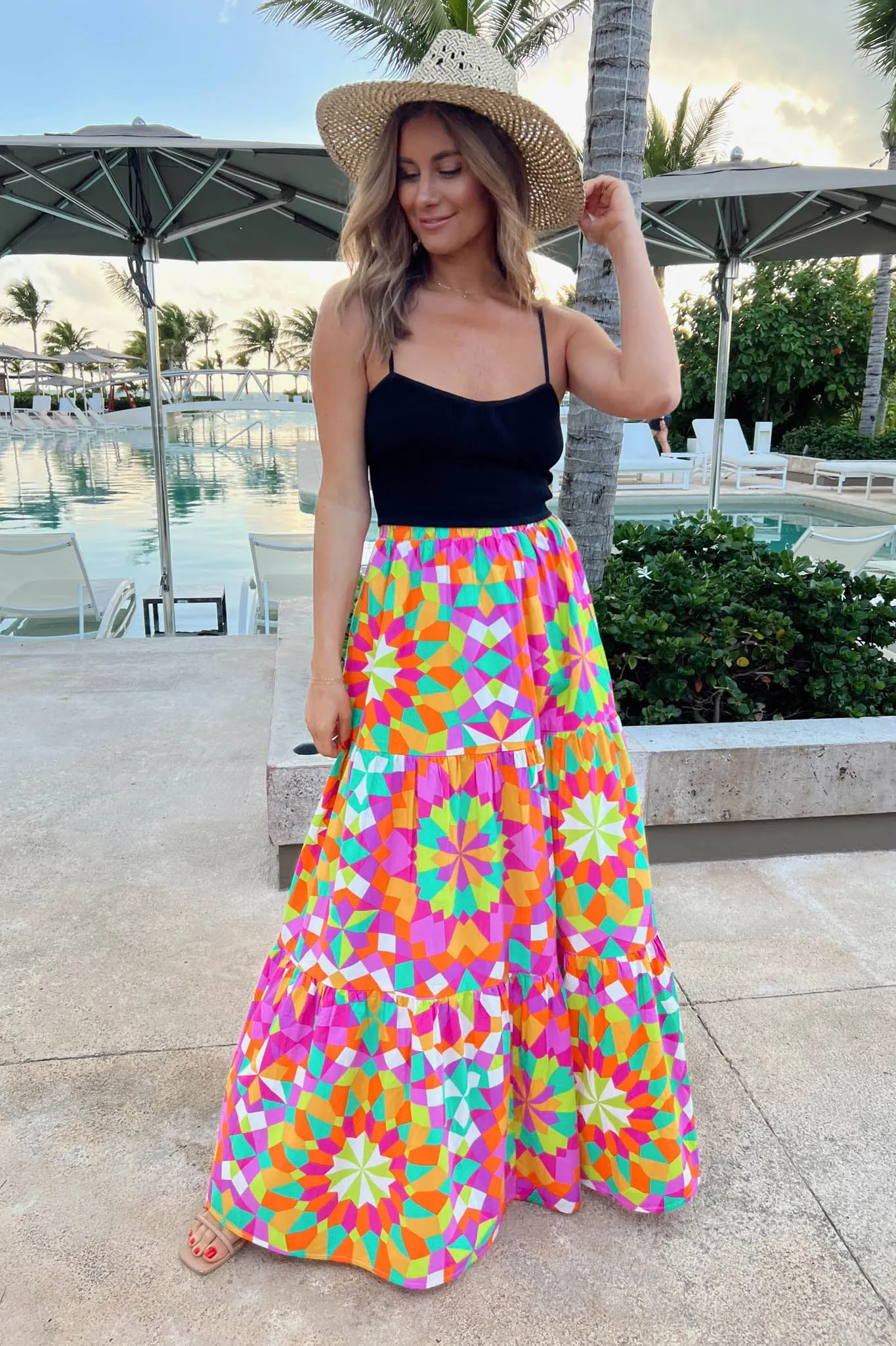 Kaleidoscope Maxi Skirt