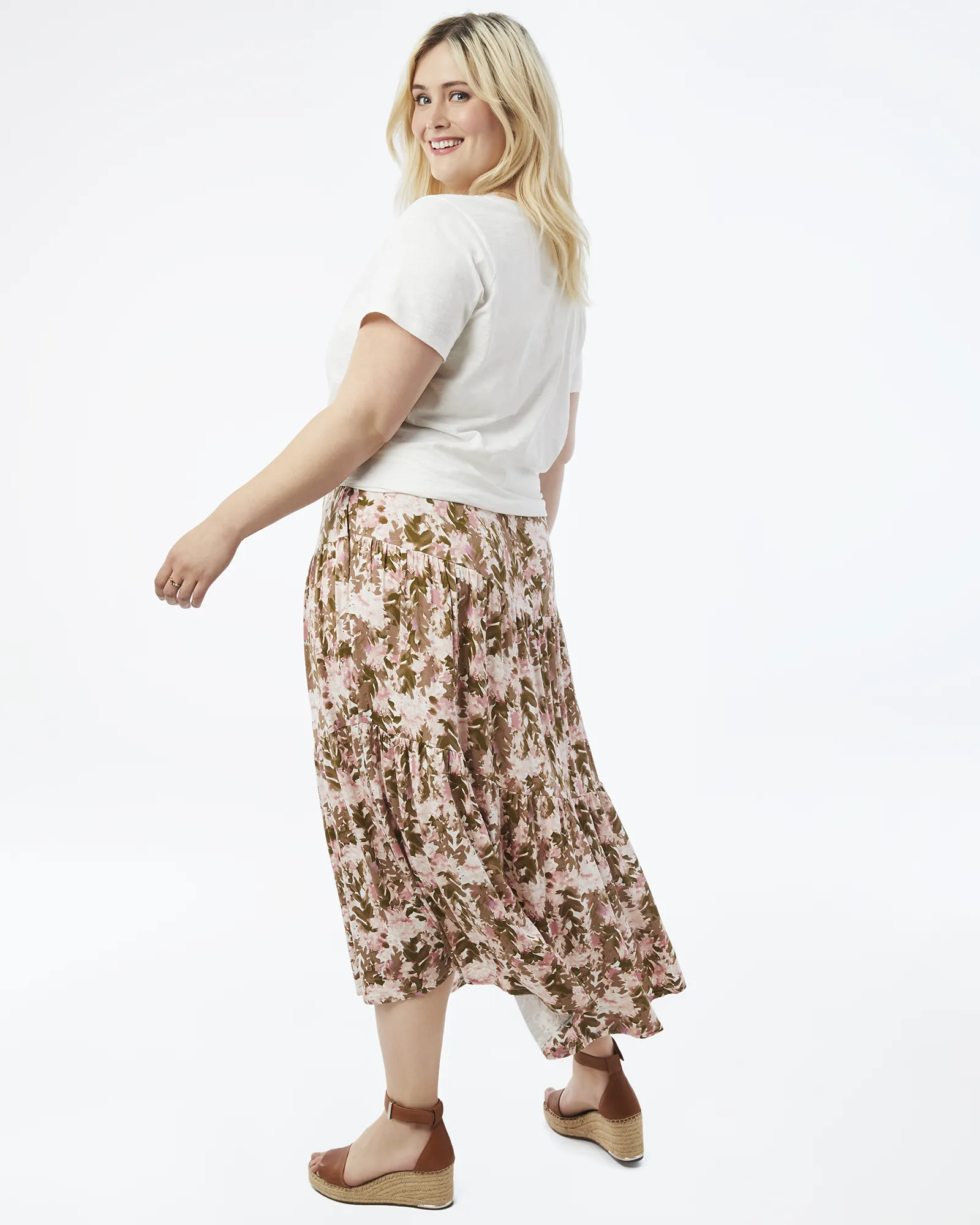 Michelle Soft Cotton Tee | White