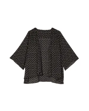 Santes Kimono | Black / White