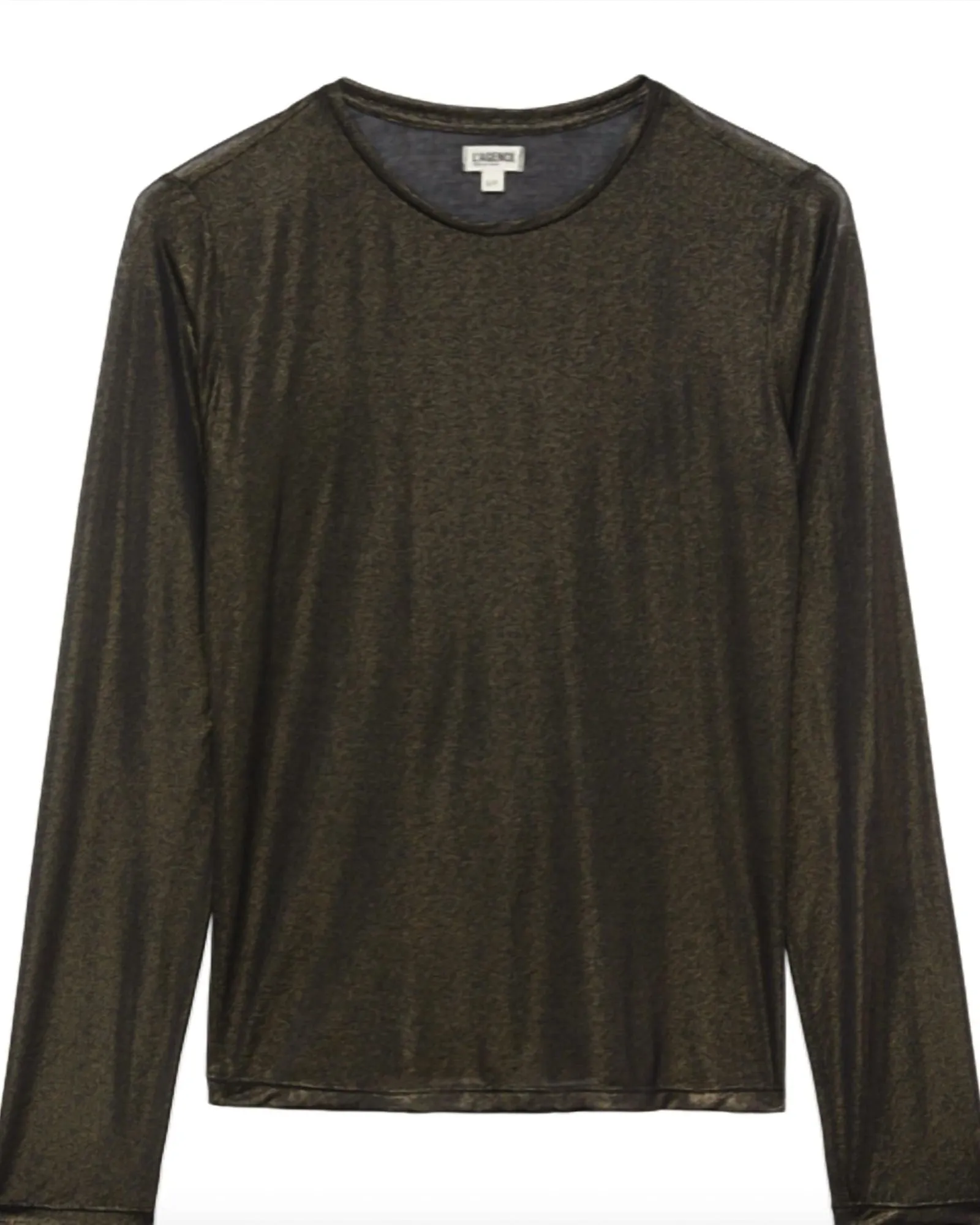 Tess Crew Neck Tee in Black | Black