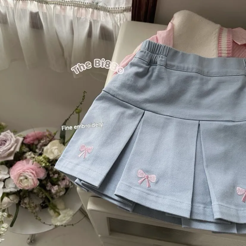 The Bi8Bo Girl Pleated A-Line Skirt