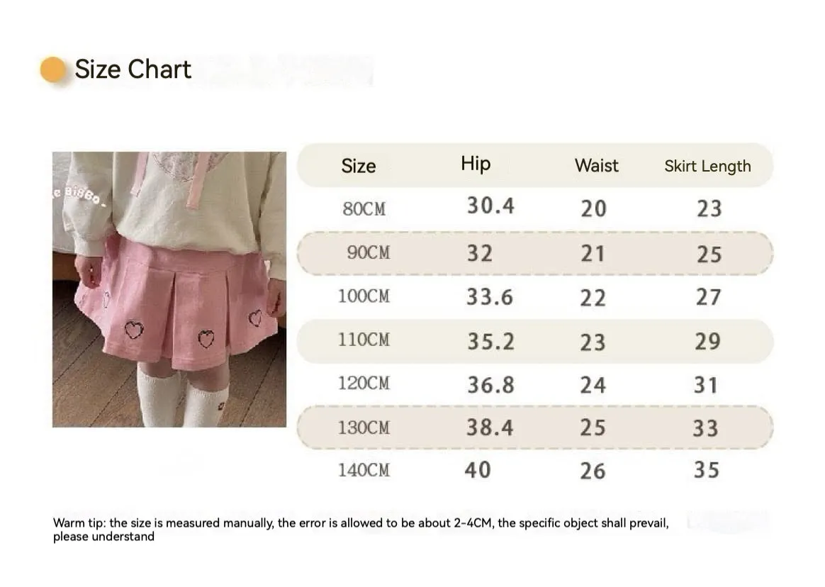 The Bi8Bo Girl Pleated A-Line Skirt