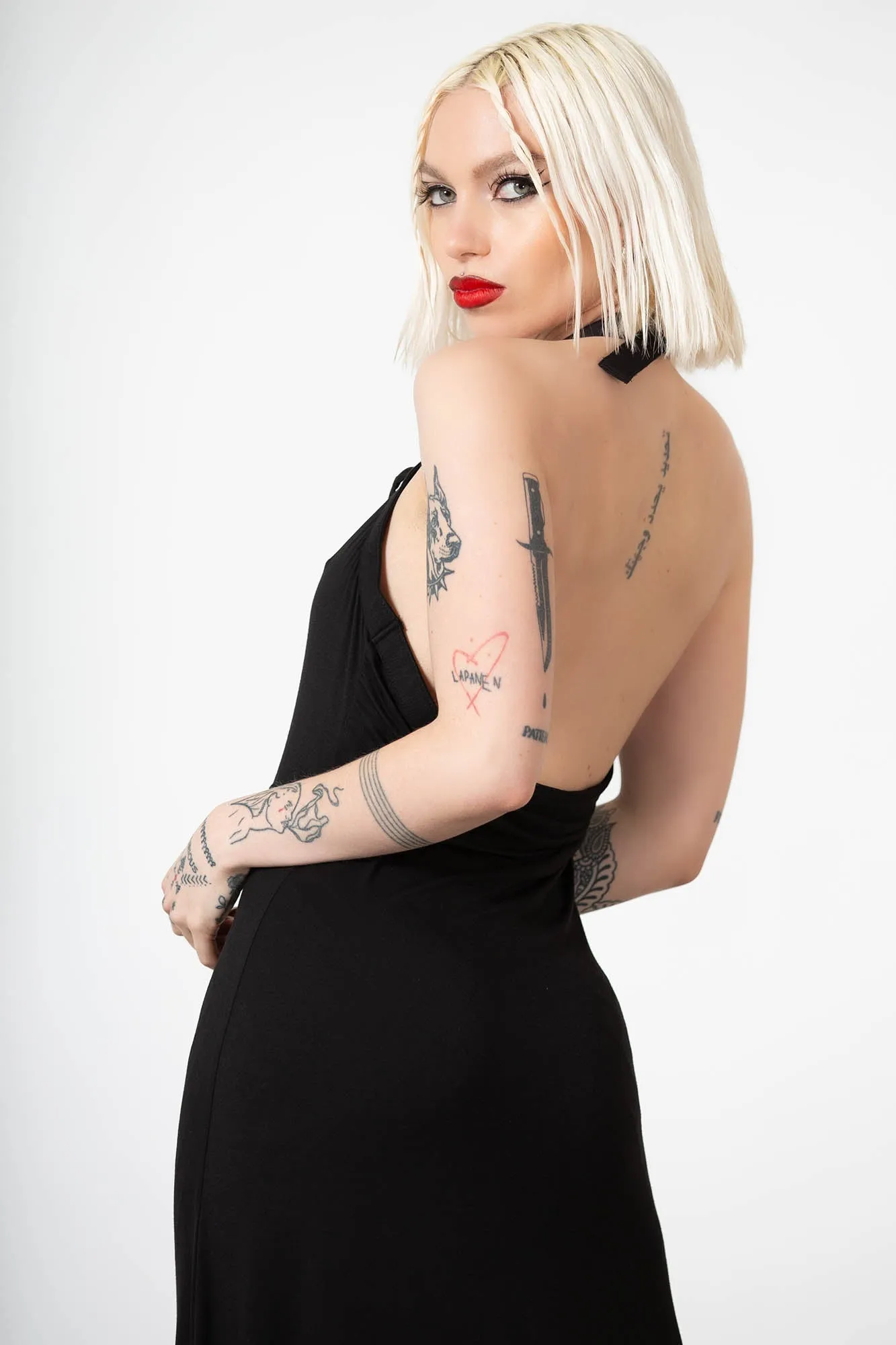 Tristania Maxi Halter Dress