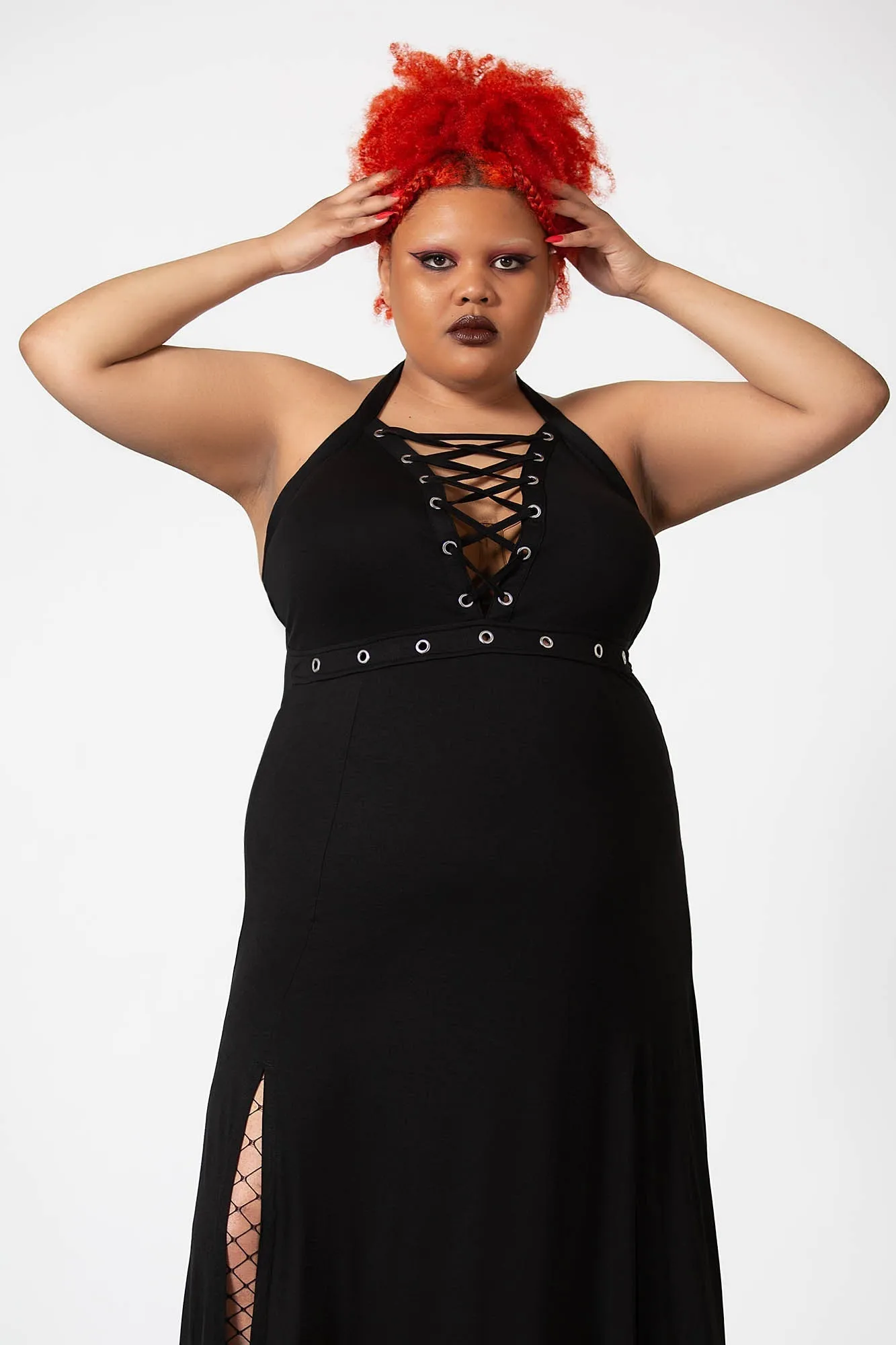 Tristania Maxi Halter Dress