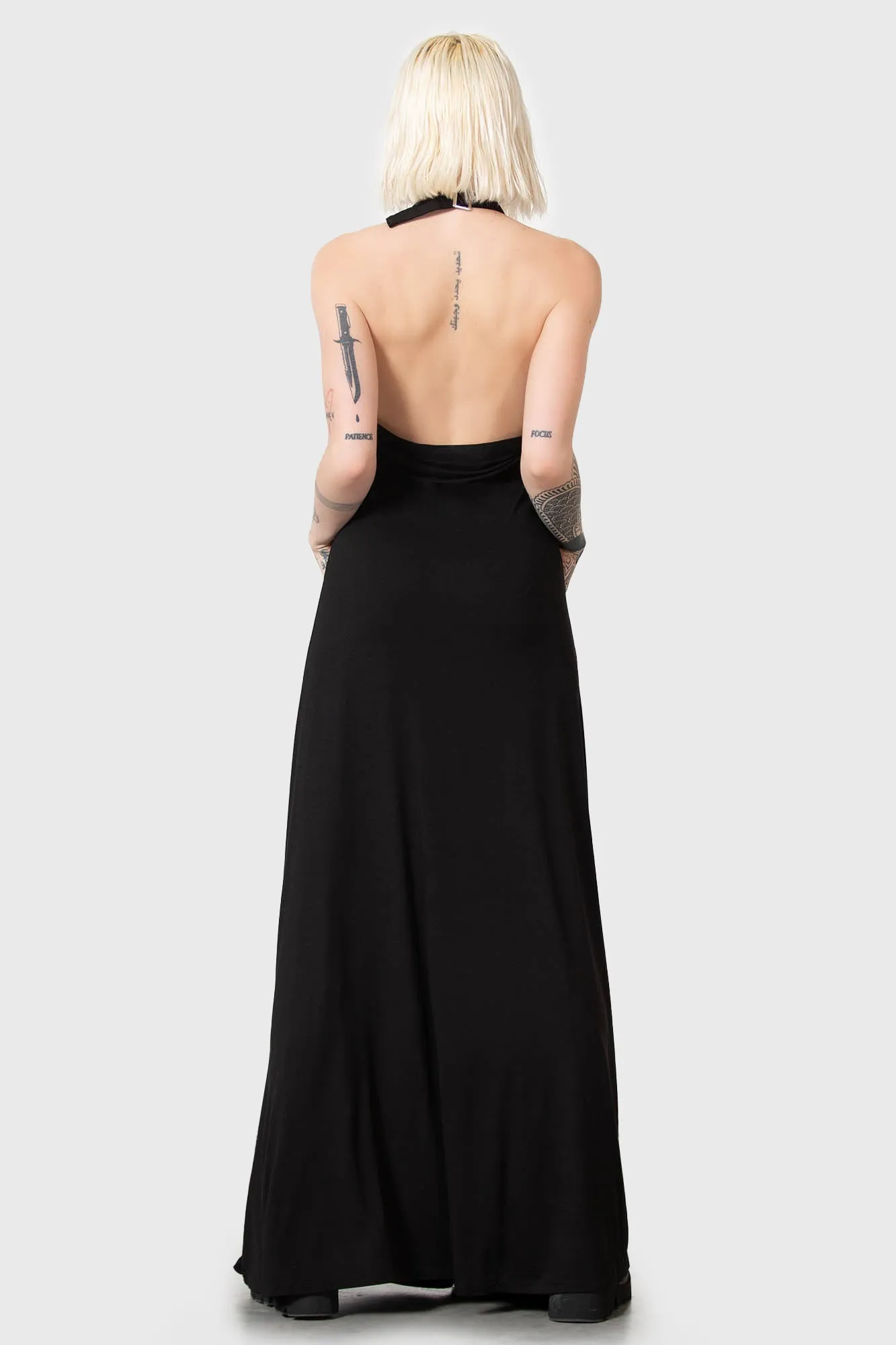 Tristania Maxi Halter Dress
