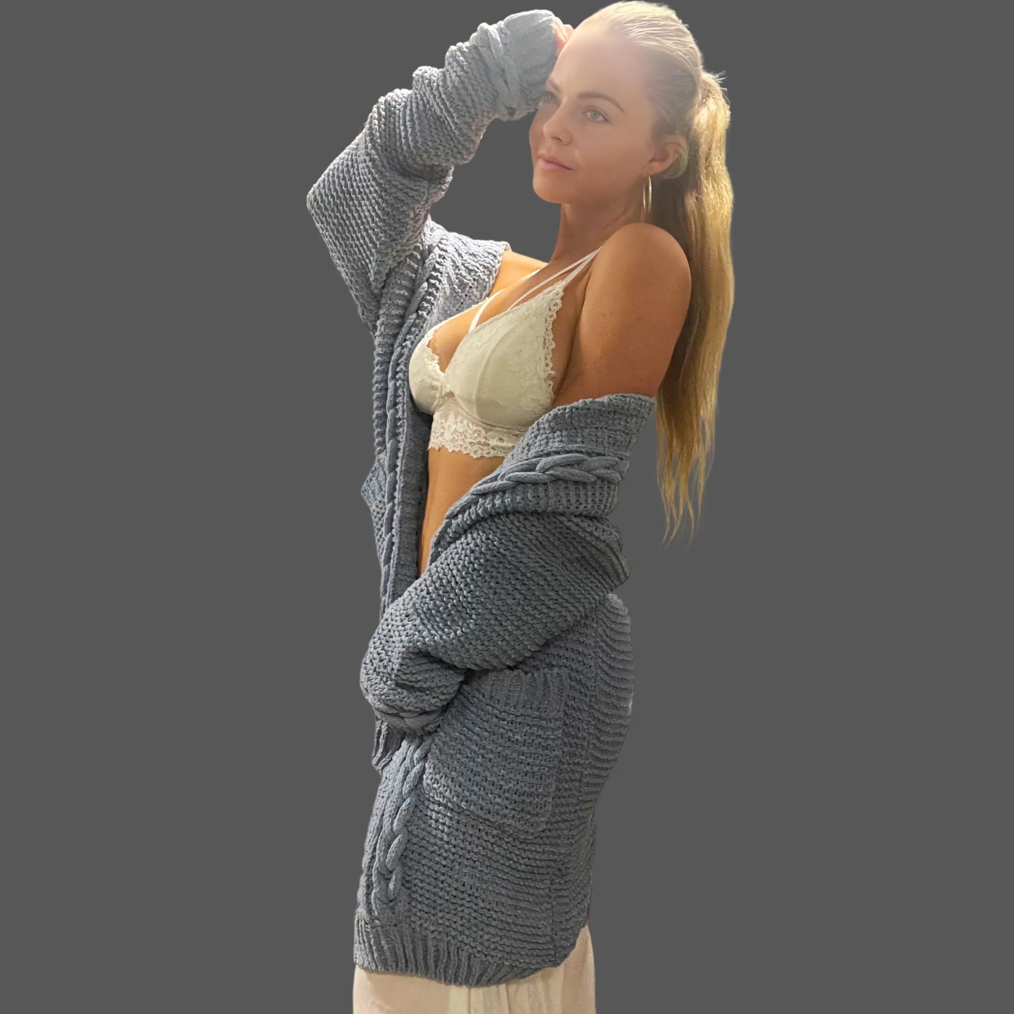 Violet Vibes Cardy