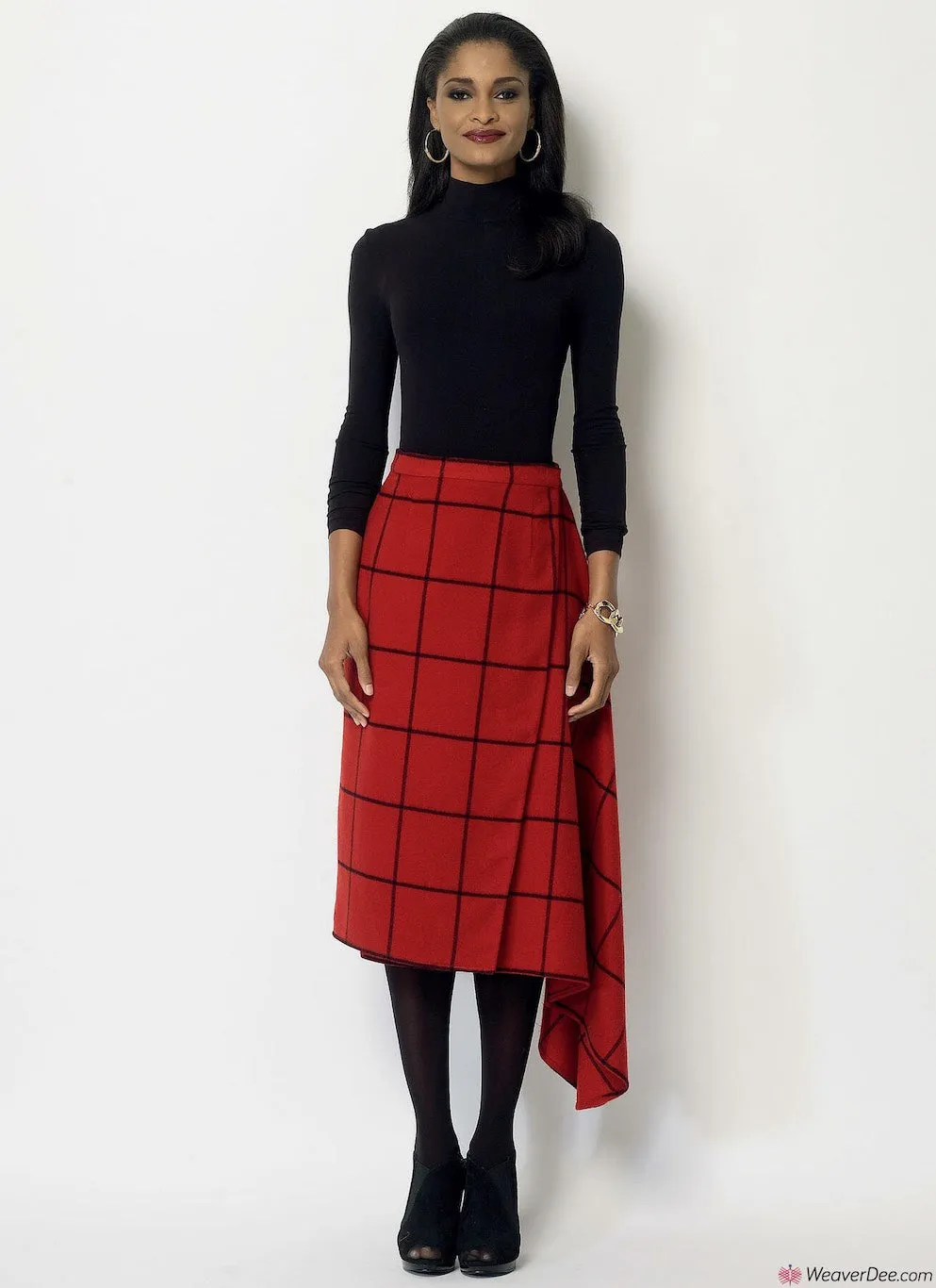 Vogue Pattern V8956 Misses' Wrap Skirts