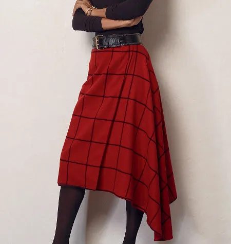 Vogue Pattern V8956 Misses' Wrap Skirts