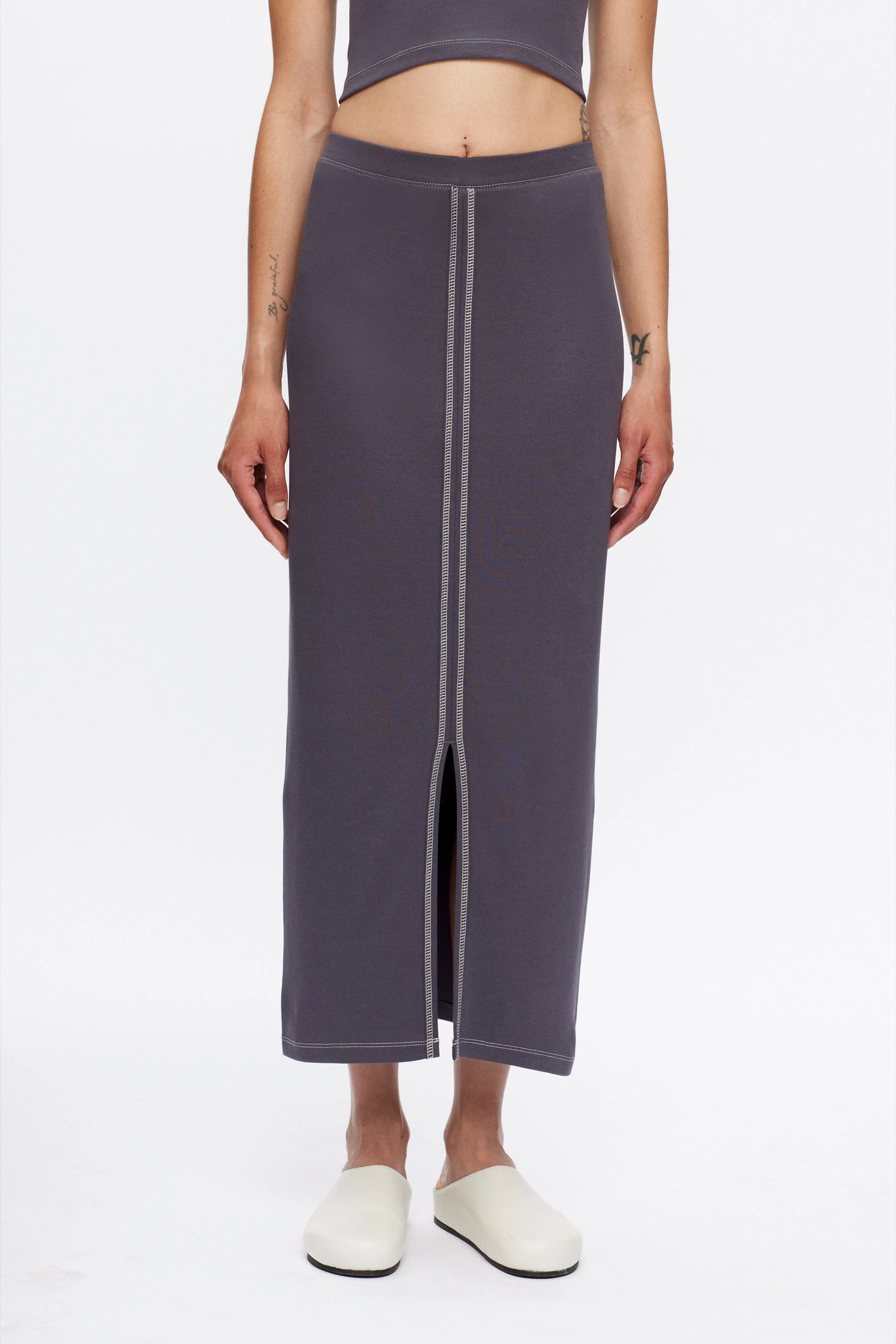 Women's Lotfia Skirt in Iron/Birch