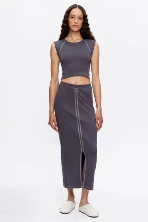 Women's Lotfia Skirt in Iron/Birch